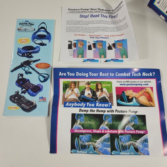 Neck Pump by Posture Pump Disc Hydrator Model 1100-SX TESTED, WORKS - Picture 4 of 13